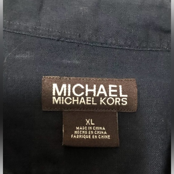 Michael kors Navy blue shirt 🕶️ - Picture 3 of 7